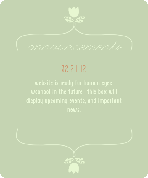 announcements